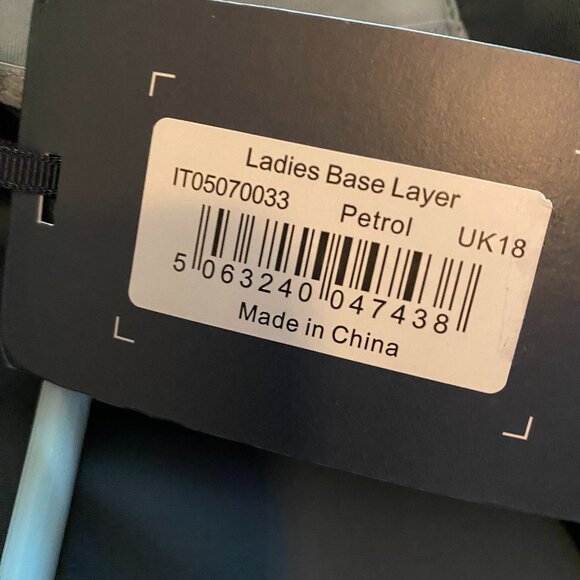 LeMieux Ladies Base Layer — PETROL — Size US 14 (EU 46 / UK 18) — NWT - Picture 9 of 9